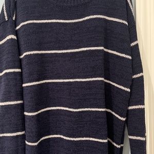 BB Dakota Cotton Blend Striped Sweater
